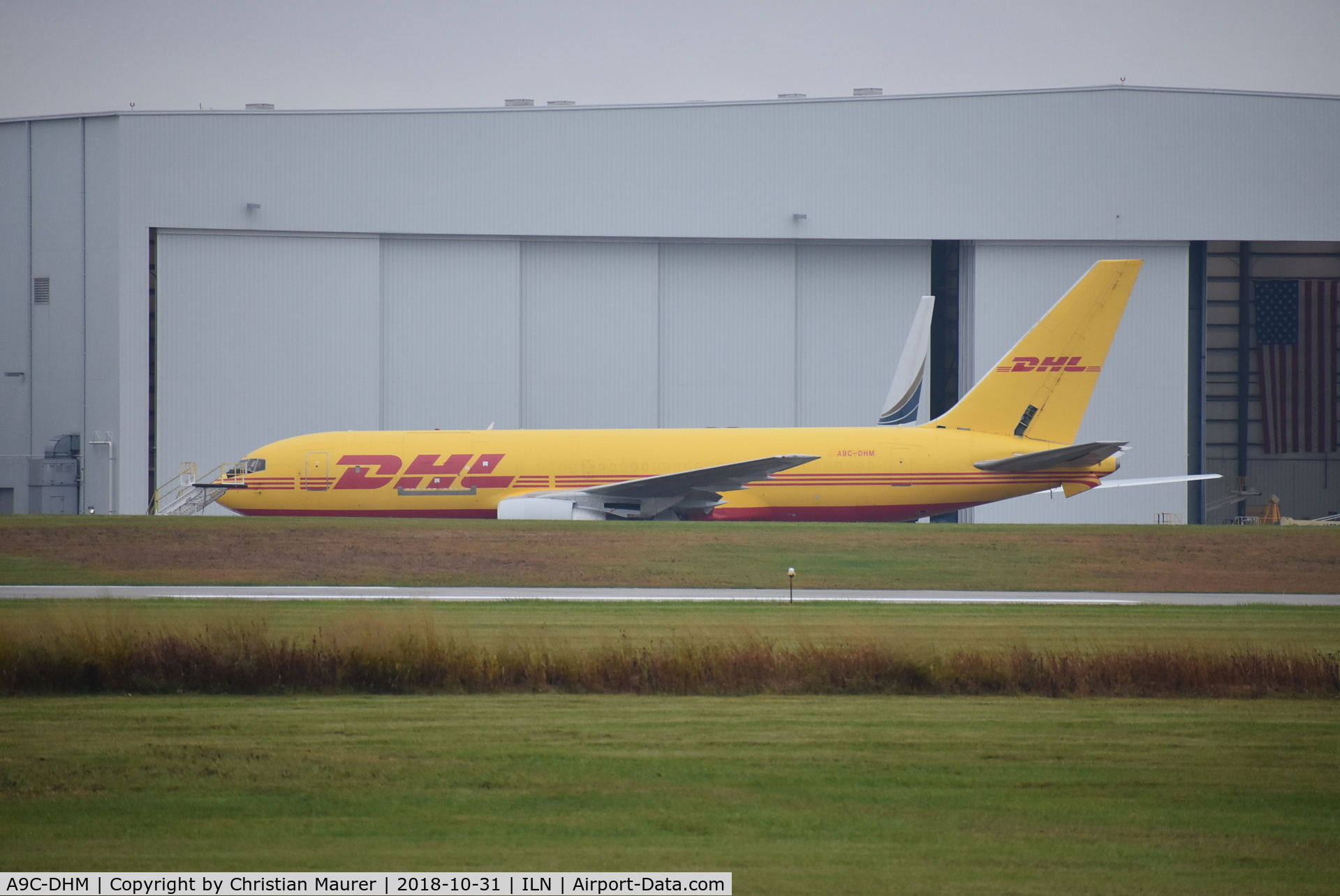 A9C-DHM, 1983 Boeing 767-281 C/N 22787, Boeing 767-200 undergoing heavy maintenance