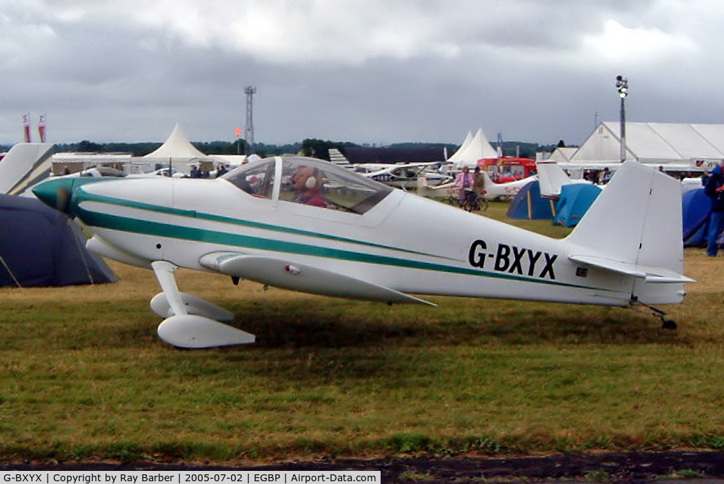 G-BXYX, 1997 Vans RV-6 C/N 22293, G-BXYX  Van's RV-6 [22293] Kemble~G 02/07/2005