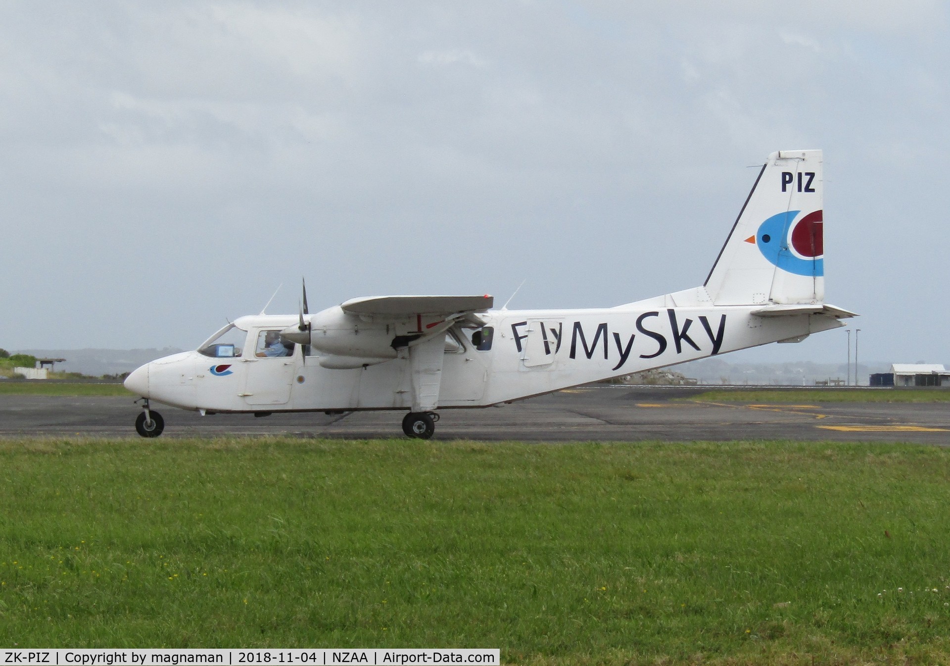 ZK-PIZ, 1977 Britten-Norman BN-2A-26 Islander C/N 2012, still droning on