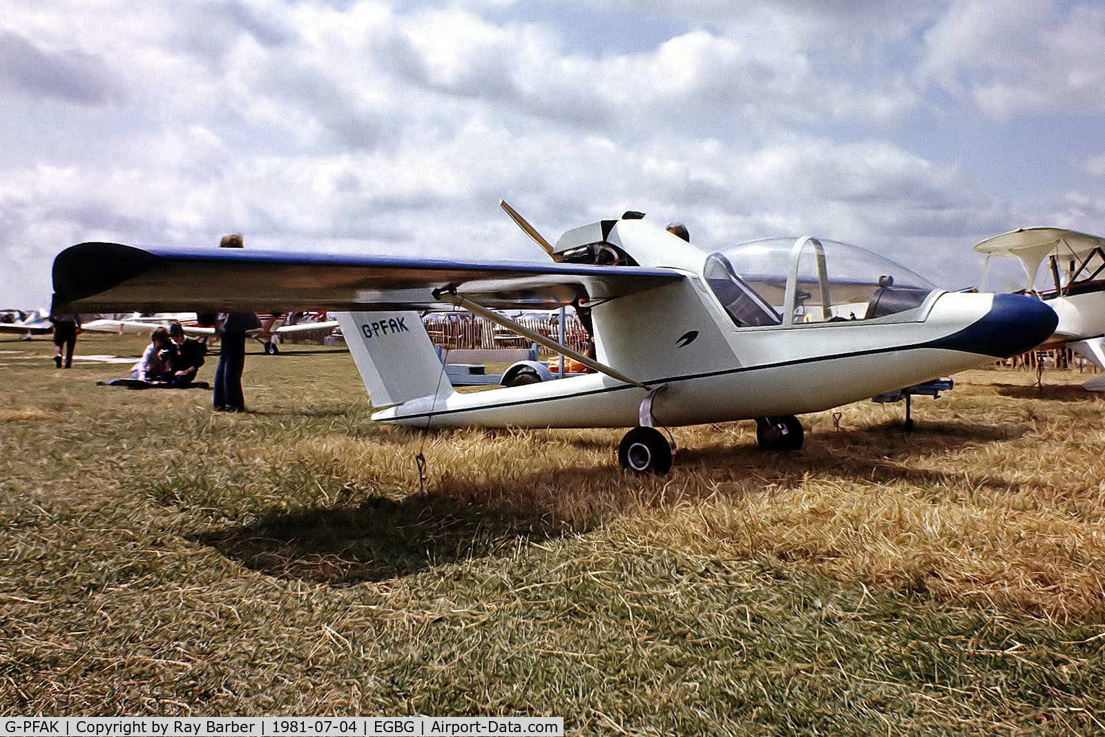 G-PFAK, 1981 Kendal Mayfly C/N PFA 090-10431, G-PFAK   Kendal Mayfly [PFA 090-10431] Leicester~G 04/07/1981