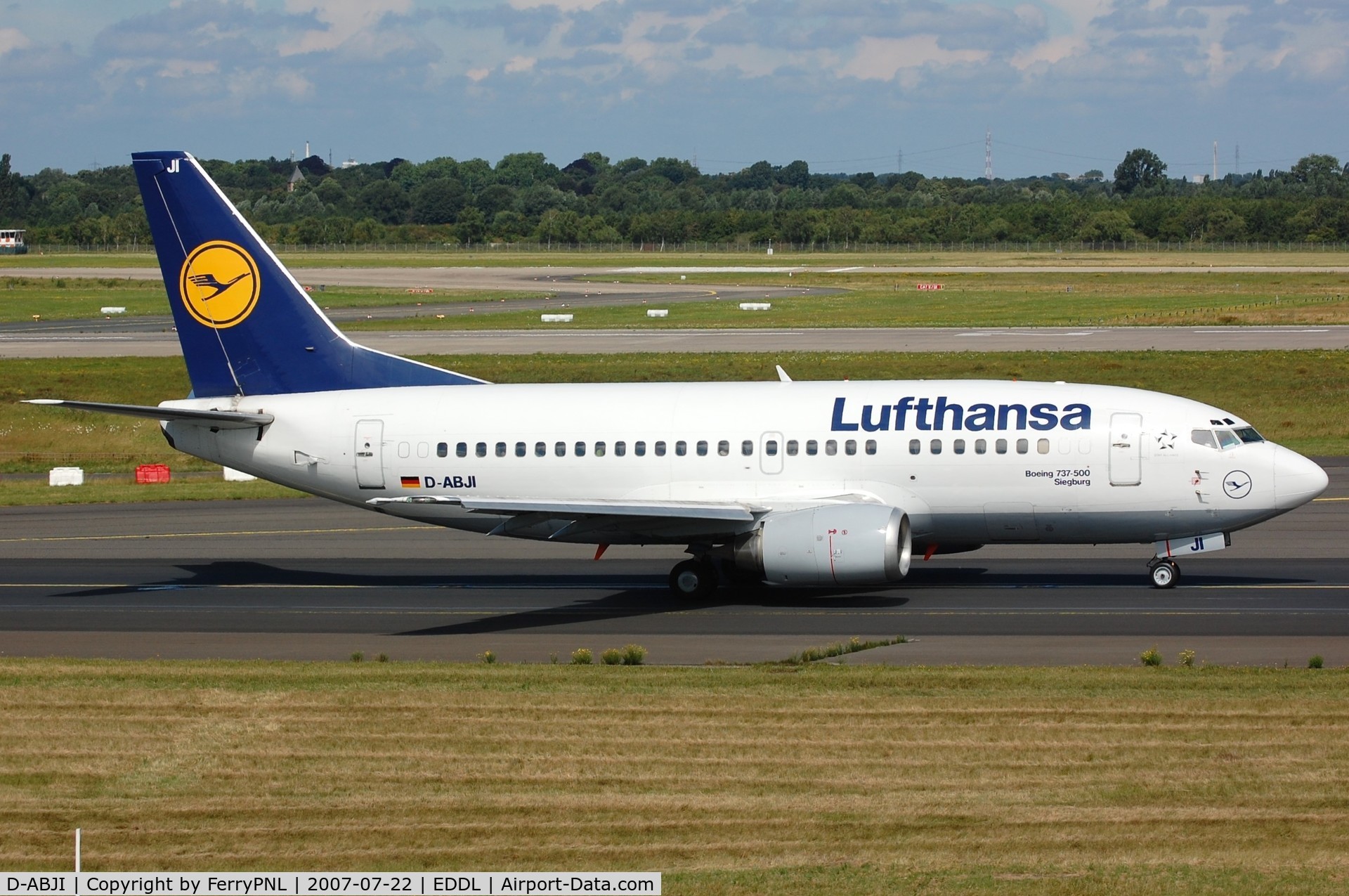 D-ABJI, 1991 Boeing 737-530 C/N 25358, Lufthansa B735, wfu 2011 and preserved at FRA