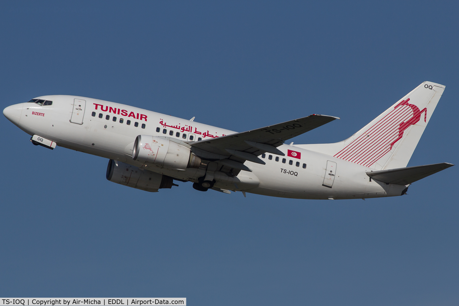 TS-IOQ, 2000 Boeing 737-6H3 C/N 29501, Tunisair