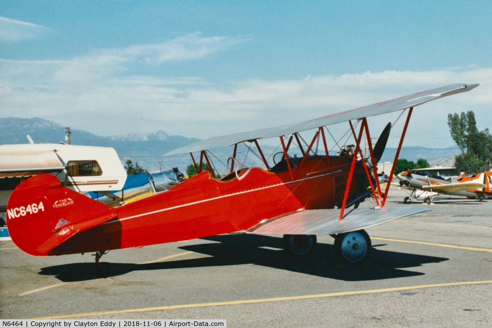 N6464, 1928 Curtiss-Wright Travel Air 4000 C/N 785, N6464 California 19??.