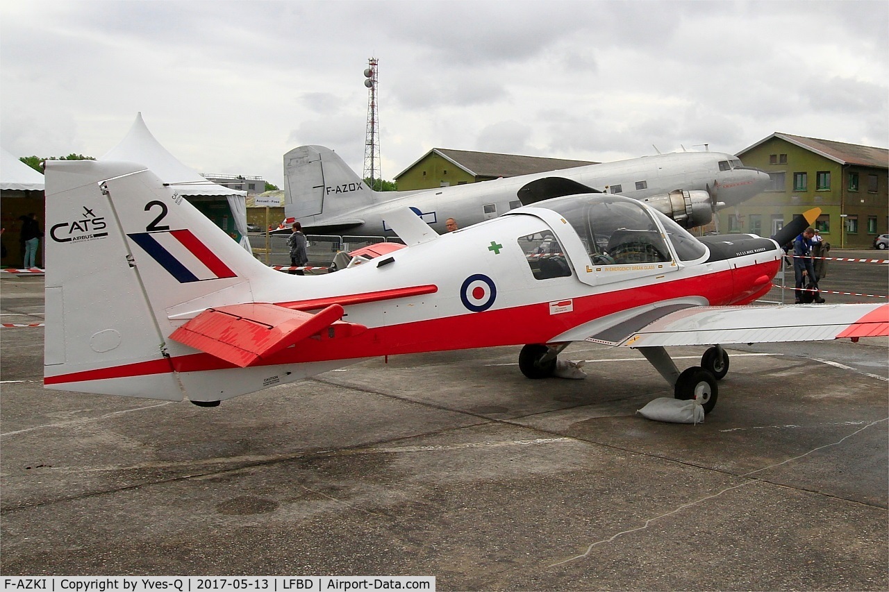 F-AZKI, 1974 Scottish Aviation Bulldog T.1 C/N BH.120/273, Scottish Aviation Bulldog T.1, Static display, Bordeaux-Mérignac Air Base 106 (LFBD-BOD) Open day 2017