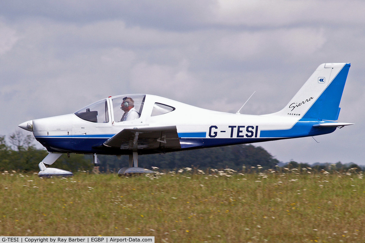 G-TESI, 2006 Tecnam P-2002EA Sierra C/N PFA 333-14481, G-TESI   Tecnam P.2002 Sierra [PFA 333-14481] Kemble~G 19/08/2006. Seen departing for flight.