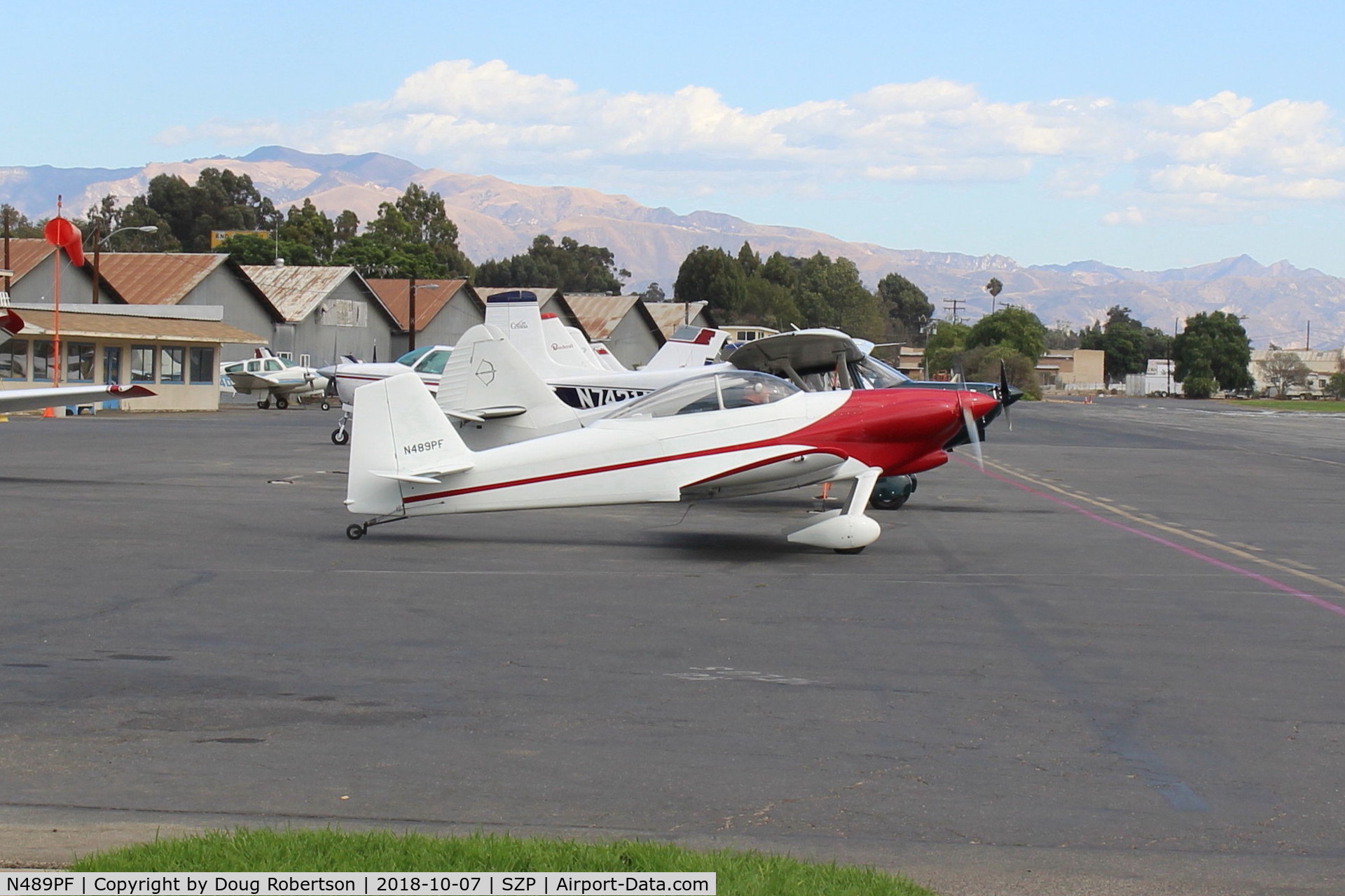 N489PF, 2014 Vans RV-4 C/N 2813, 2014 Fleming VANs RV-4, Lycoming IO-360-A1A 200 Hp, on Transient Ramp