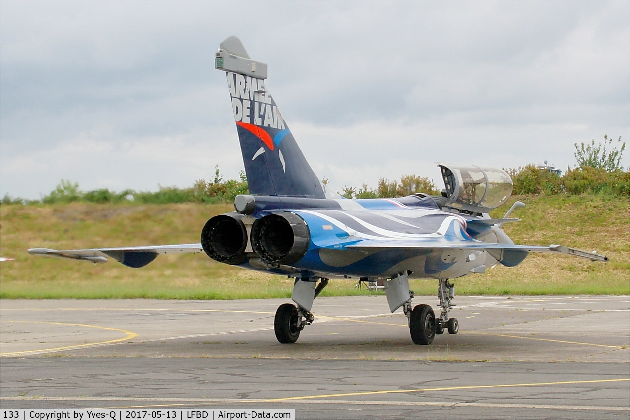 133, Dassault Rafale C C/N 133, Dassault Rafale C, Taxiing to flight line, Bordeaux-Mérignac Air Base 106 (LFBD-BOD) Open day 2017