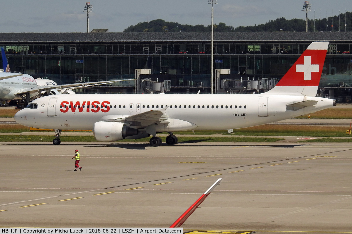 HB-IJP, 1997 Airbus A320-214 C/N 681, At Zurich