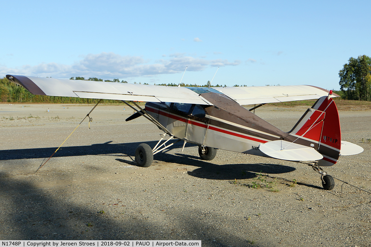 N1748P, 1954 Piper PA-22-150 Tri-Pacer C/N 22-2539, pauo