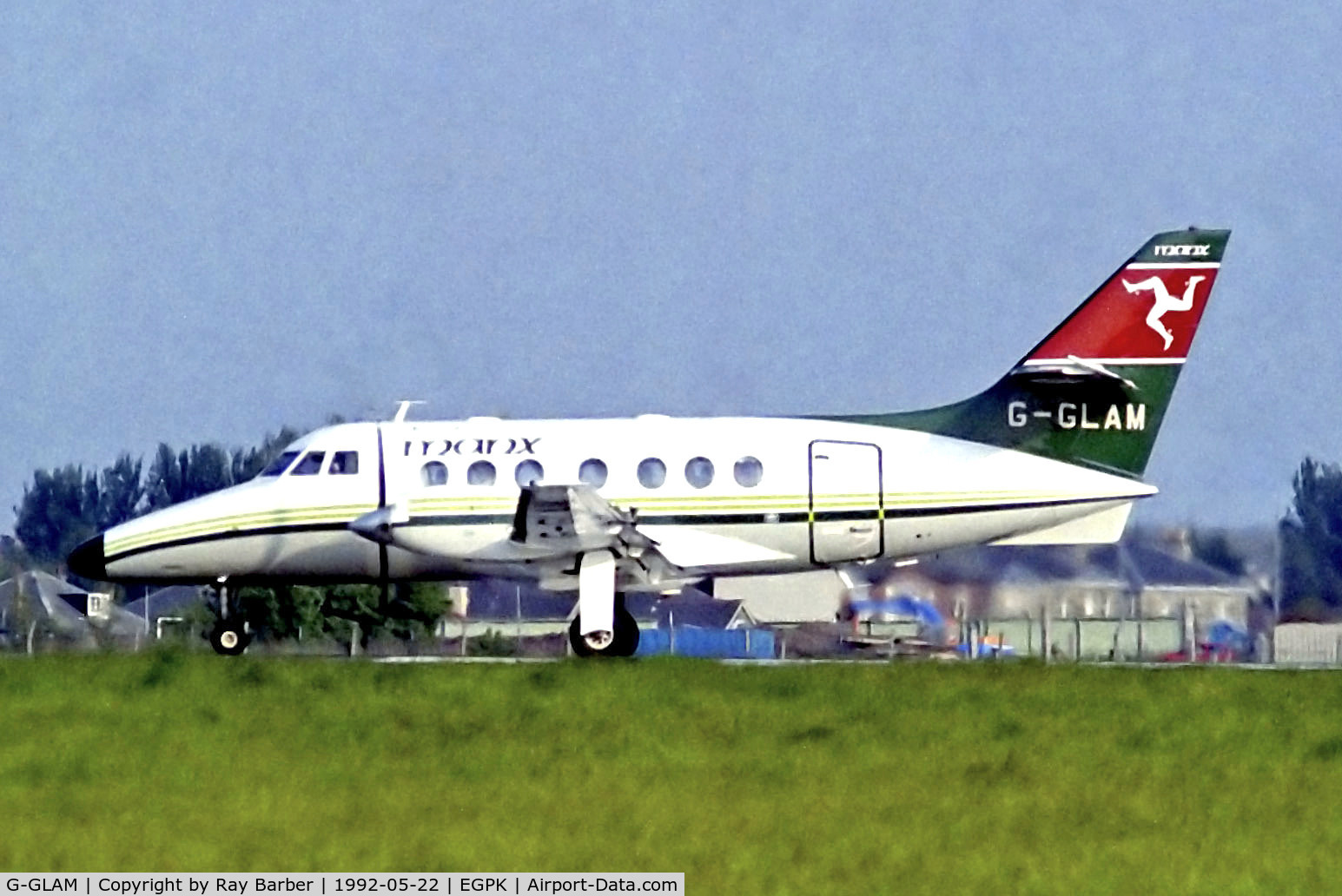 G-GLAM, 1988 British Aerospace BAe-3109 Jetstream 31 C/N 839, G-GLAM   BAe Jetstream 3109 [839] (Manx Airlines) Glasgow-Prestwick~G 22/05/1992