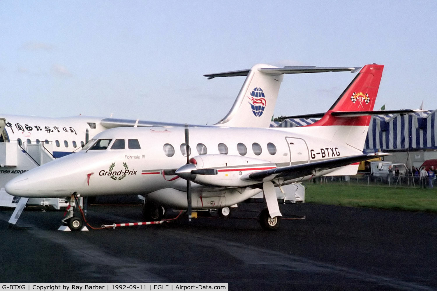 G-BTXG, 1986 British Aerospace BAe-3102 Jetstream 31 C/N 719, G-BTXG   BAe Jetstream 3102 [719] (British Aerospace) Farnborough~G 11/09/1992