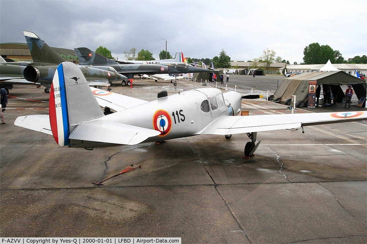 F-AZVV, 1959 Nord 1101 Noralpha C/N 15, Nord 1101 Noralpha, Preserved at C.A.E.A museum, Bordeaux-Merignac Air base 106 (LFBD-BOD)