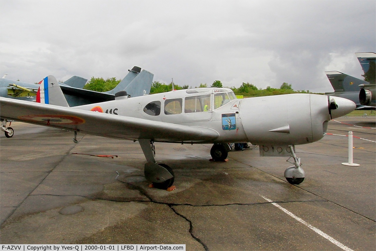 F-AZVV, 1959 Nord 1101 Noralpha C/N 15, Nord 1101 Noralpha, Preserved at C.A.E.A museum, Bordeaux-Merignac Air base 106 (LFBD-BOD)
