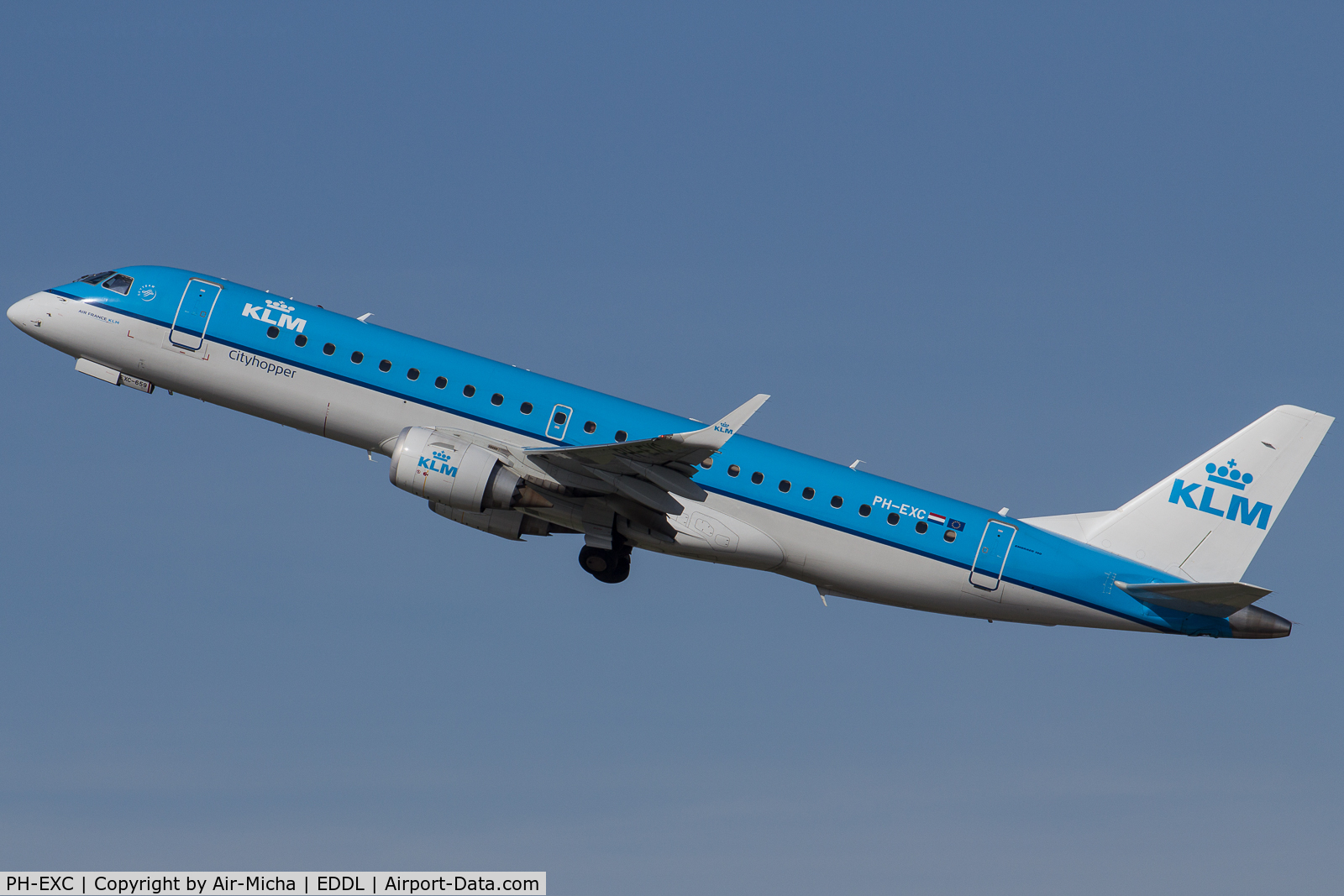 PH-EXC, 2014 Embraer 190STD (ERJ-190-100) C/N 19000659, KLM Cityhopper