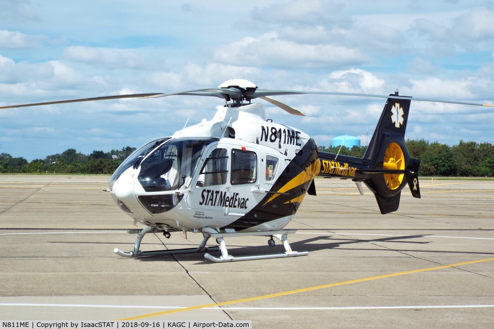 N811ME, 2015 Airbus Helicopters EC-135T-2+ C/N 1201, STAT MedEvac 6 getting some sun.