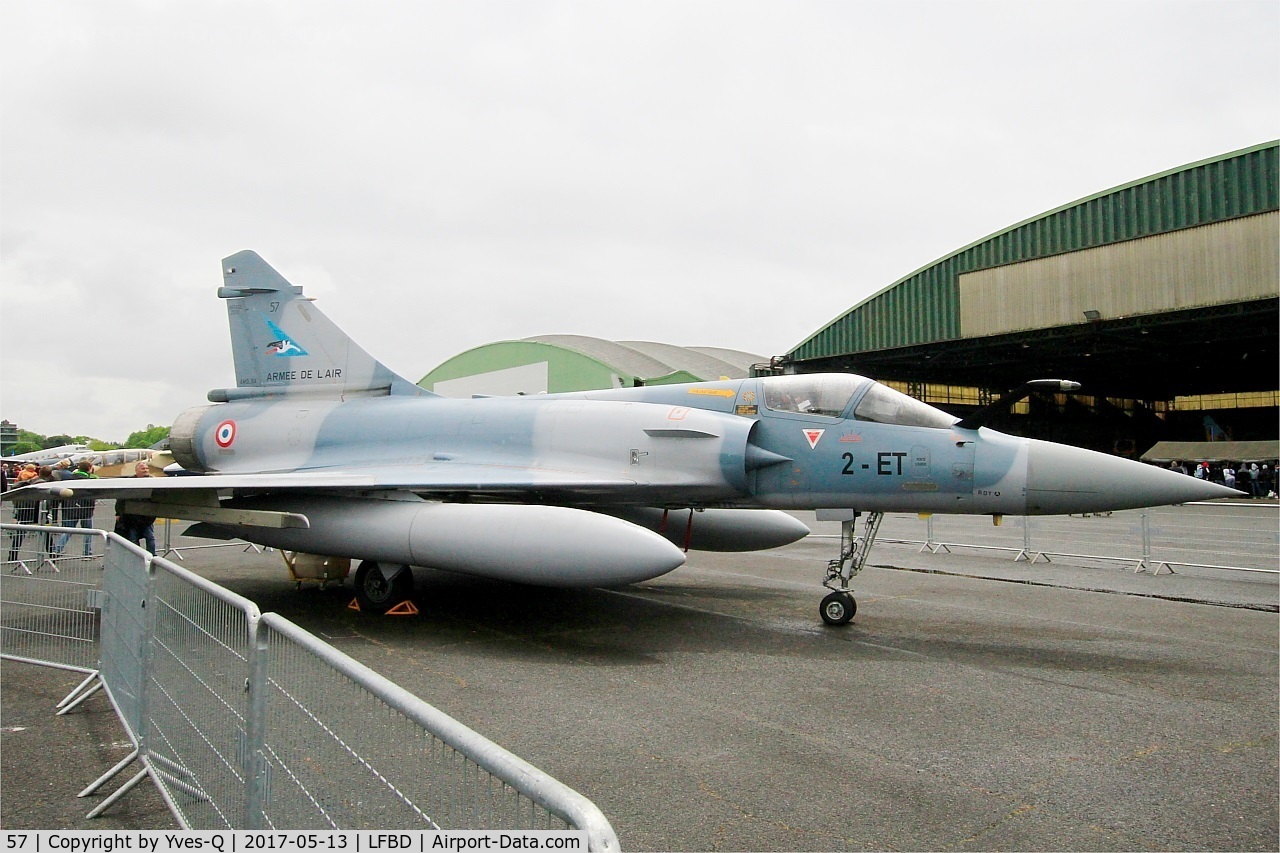 57, Dassault Mirage 2000-5F C/N 257, Dassault Mirage 2000-5F, Static display, Bordeaux-Mérignac airport (LFBD-BOD) Open day 2017