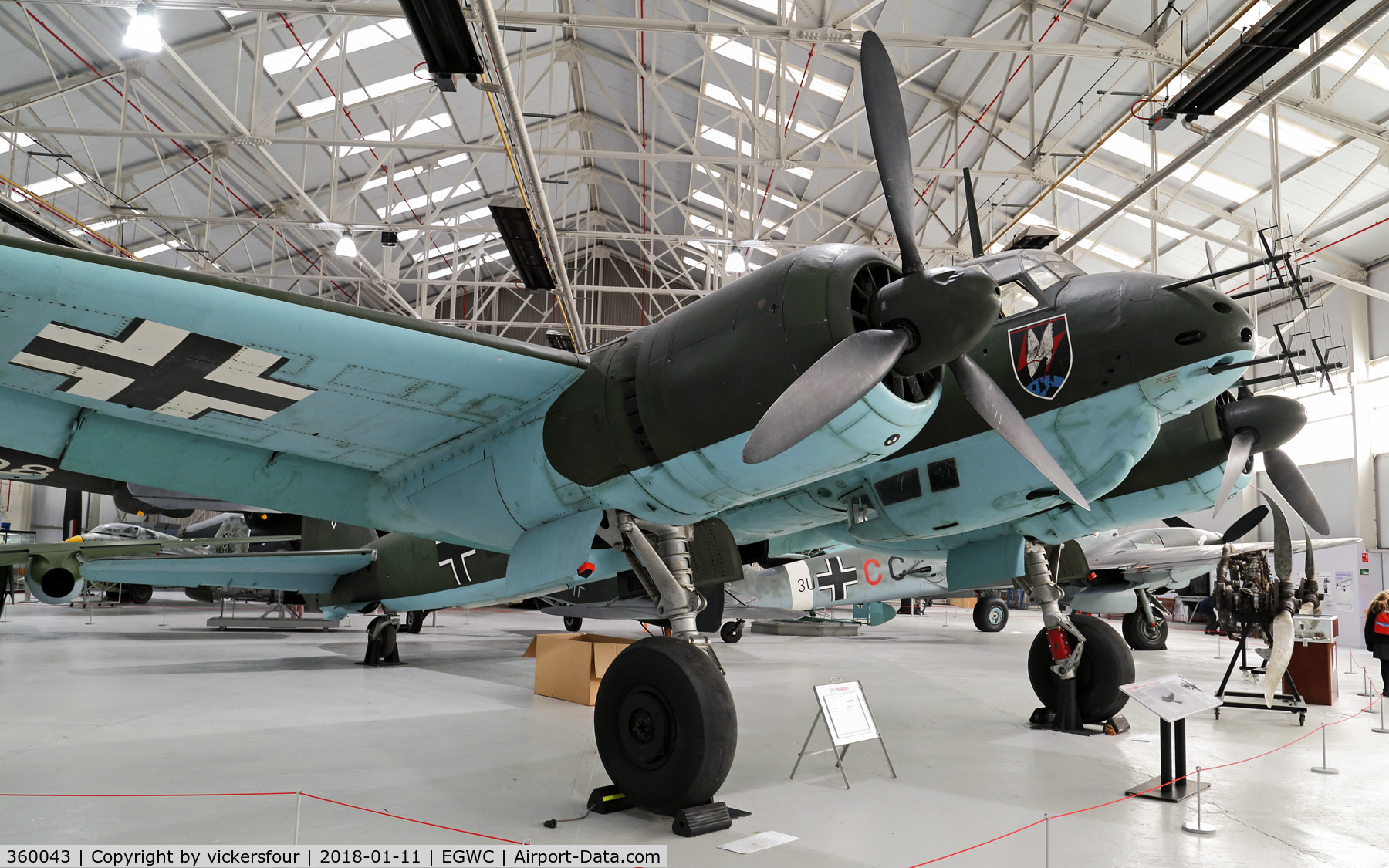 360043, Junkers Ju-88R-1 C/N 360043, RAF Museum Cosford