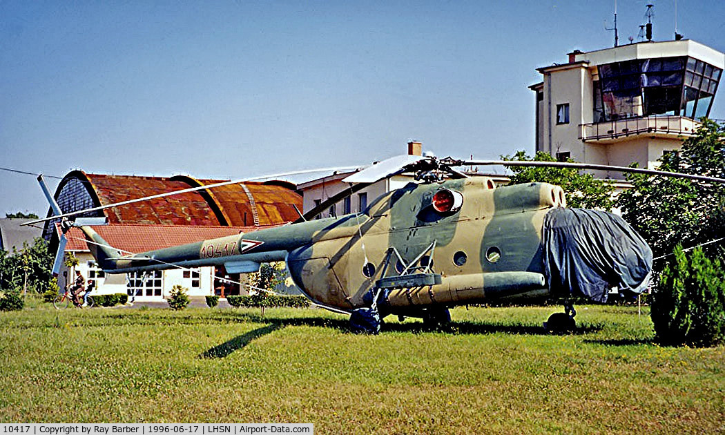 10417, 1972 Mil Mi-8T Hip C/N 10417, 10417   Mil Mi-8TP Hip [10417] (Hungarian Air Force) Szolnok~HA 17/06/1996