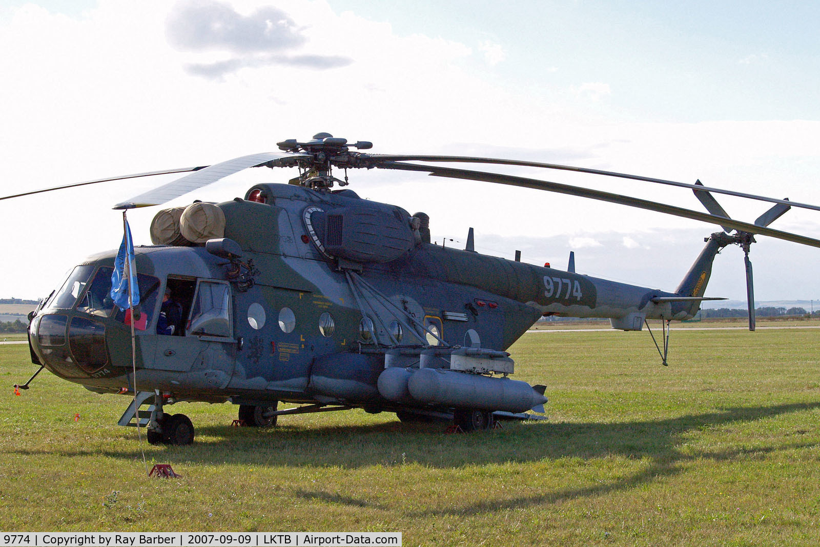 9774, Mil Mi-171Sh Hip C/N 59489619774, 9774   Mil Mi-171-Sh [59489619774] (Czech Air Force) Brno-Turany~OK 09/09/2007