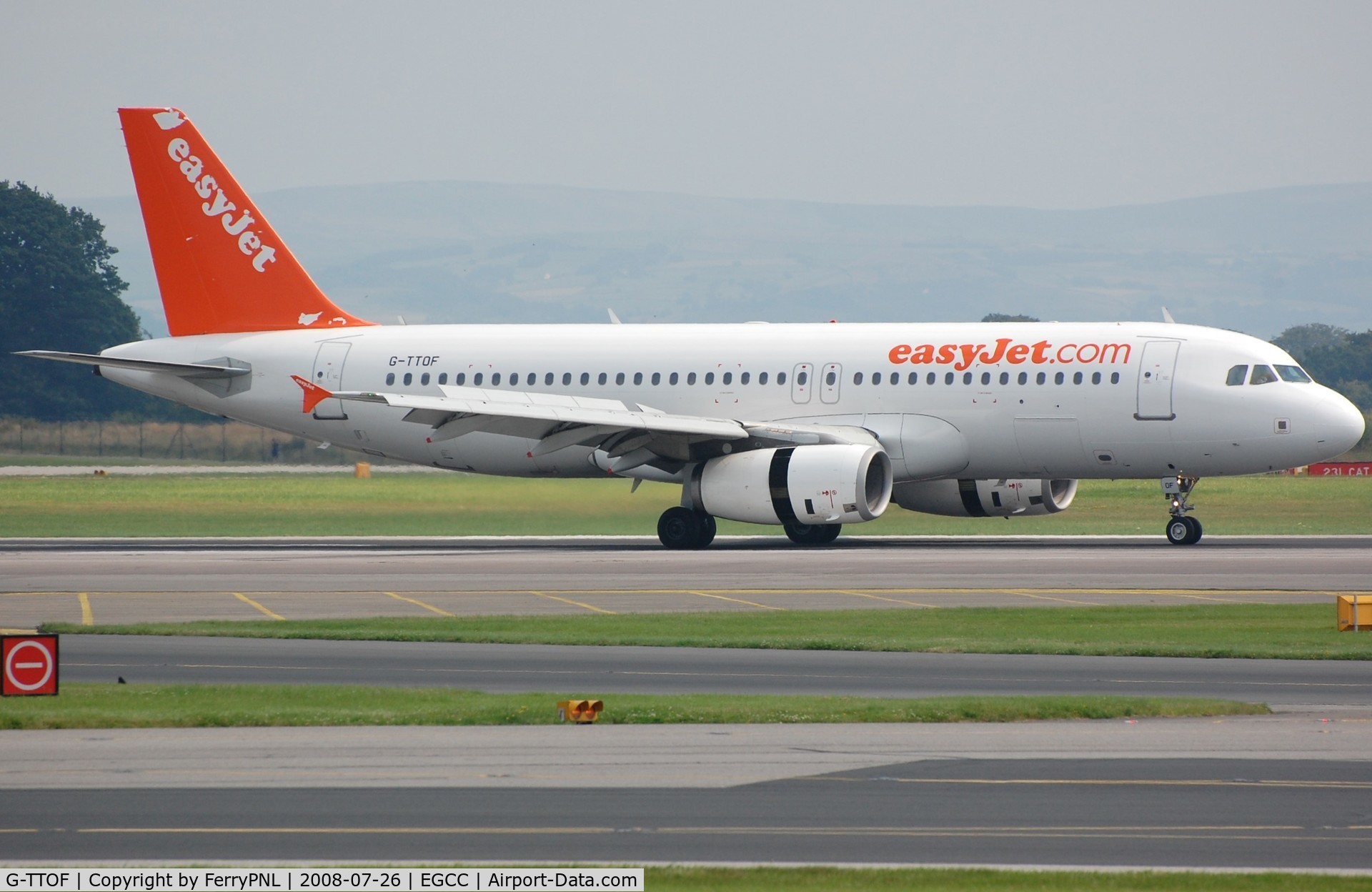 G-TTOF, 2002 Airbus A320-232 C/N 1918, Easyjet A320 landed.
