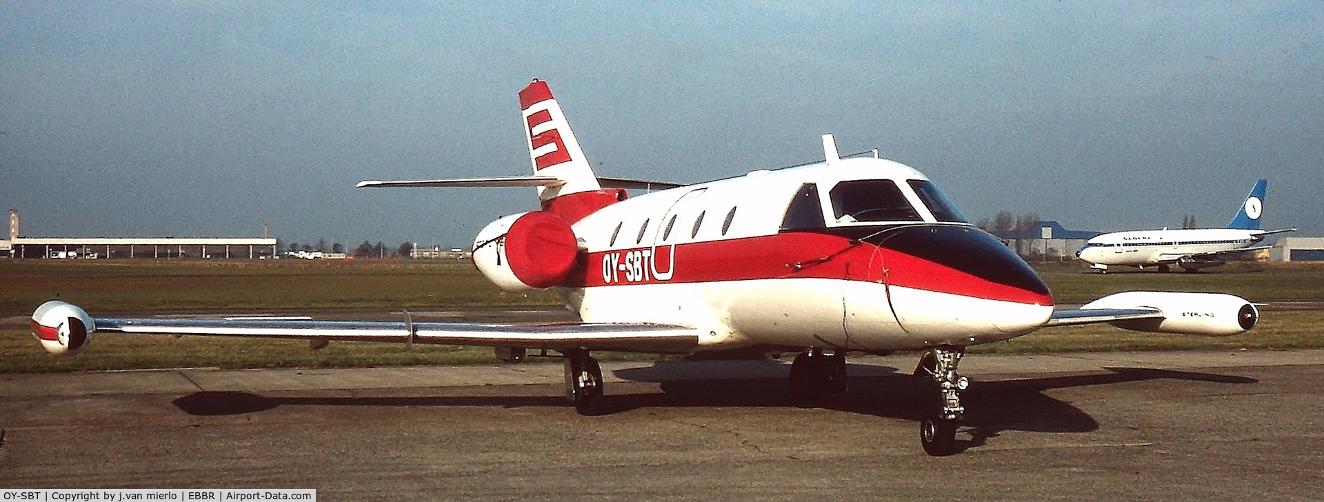OY-SBT, 1976 Aerospatiale SN-601 Corvette C/N 33, Brussels, BelgiumGeneral Aviation Terminal