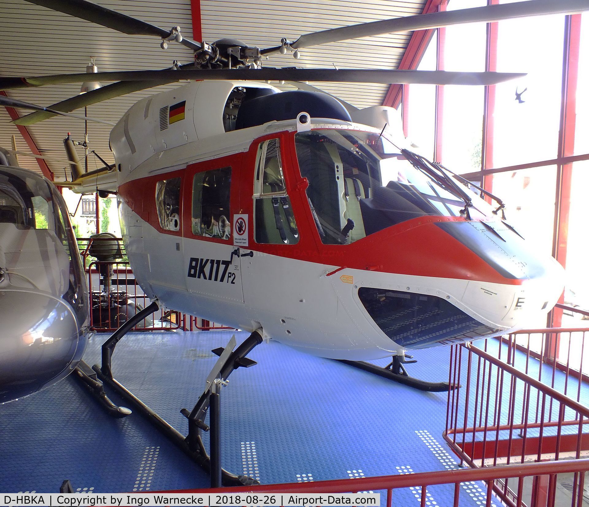 D-HBKA, MBB-Kawasaki BK-117A-3 C/N P-2, MBB-Kawasaki BK-117A-3 at the Hubschraubermuseum (helicopter museum), Bückeburg