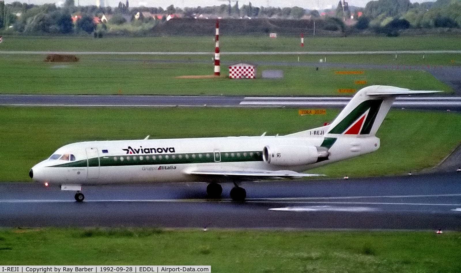 I-REJI, 1996 Fokker 70 (F-28-0070) C/N 11574, I-REJI   Fokker F-70 [11574] (Avianova) Dusseldorf Int'l~D 28/09/1992