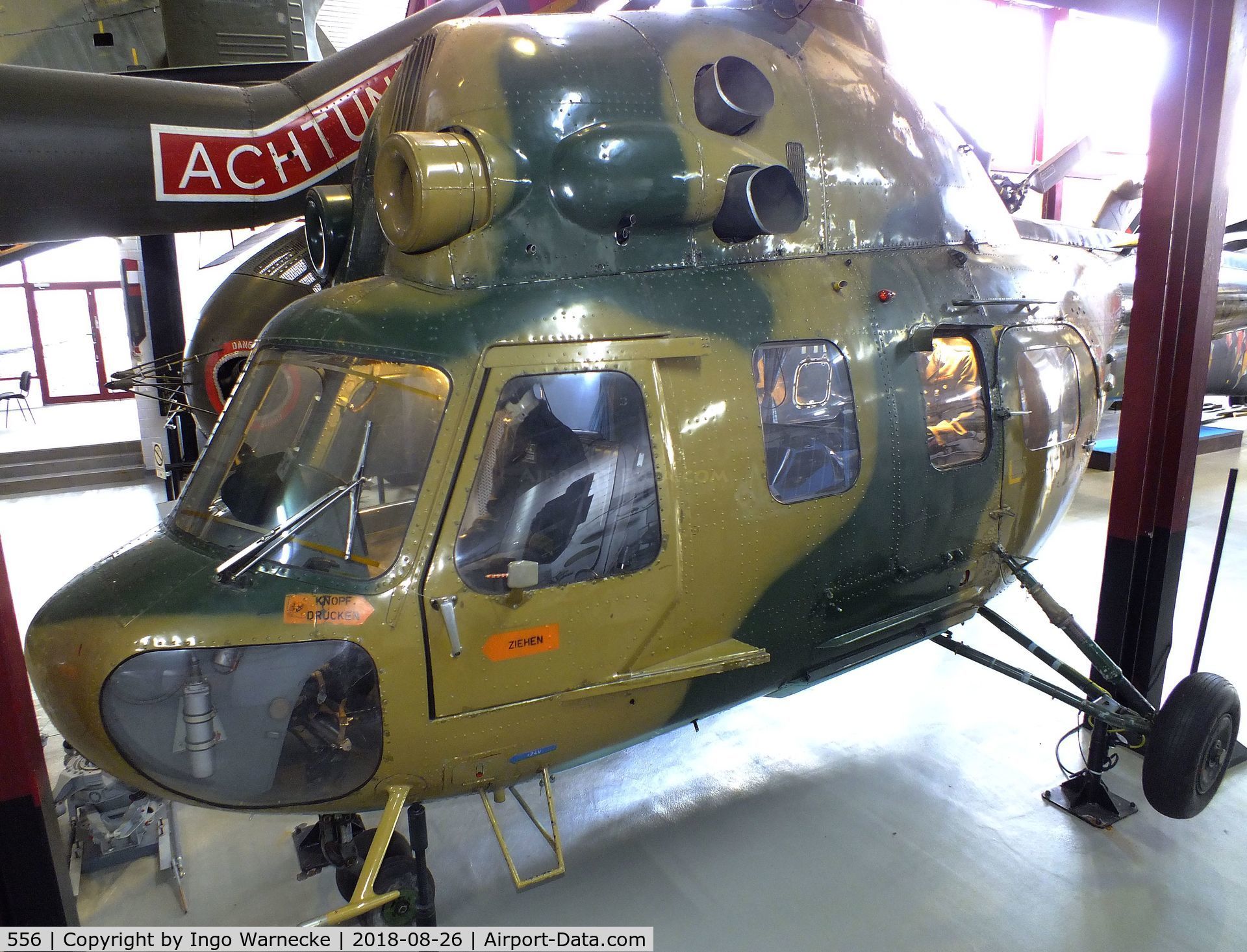 556, PZL-Swidnik Mi-2 C/N 543624074, Mil (PZL-Swidnik) Mi-2 HOPLITE at the Hubschraubermuseum (helicopter museum), Bückeburg