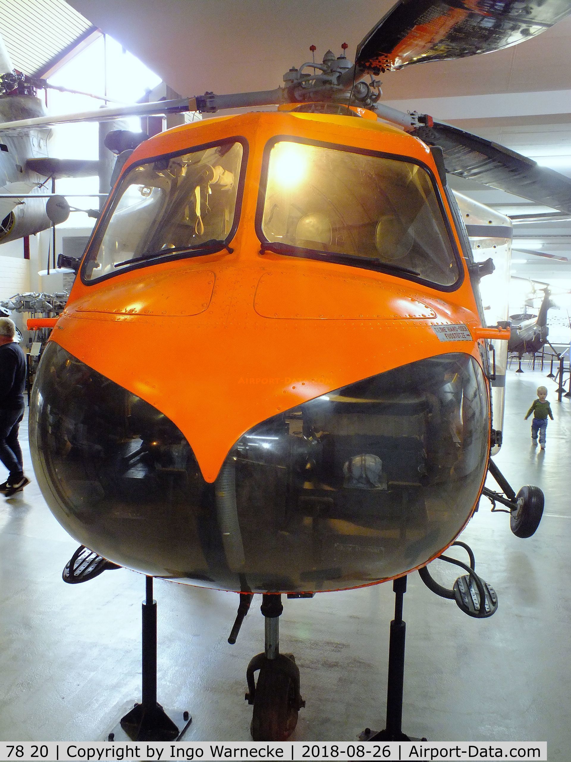 78 20, Bristol 171 Sycamore Mk.52 C/N 13478, Bristol 171 Sycamore Mk52 at the Hubschraubermuseum (helicopter museum), Bückeburg