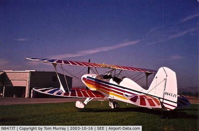 N847JT, Stolp SA-300 Starduster Too C/N 7460, Murray Starduster11