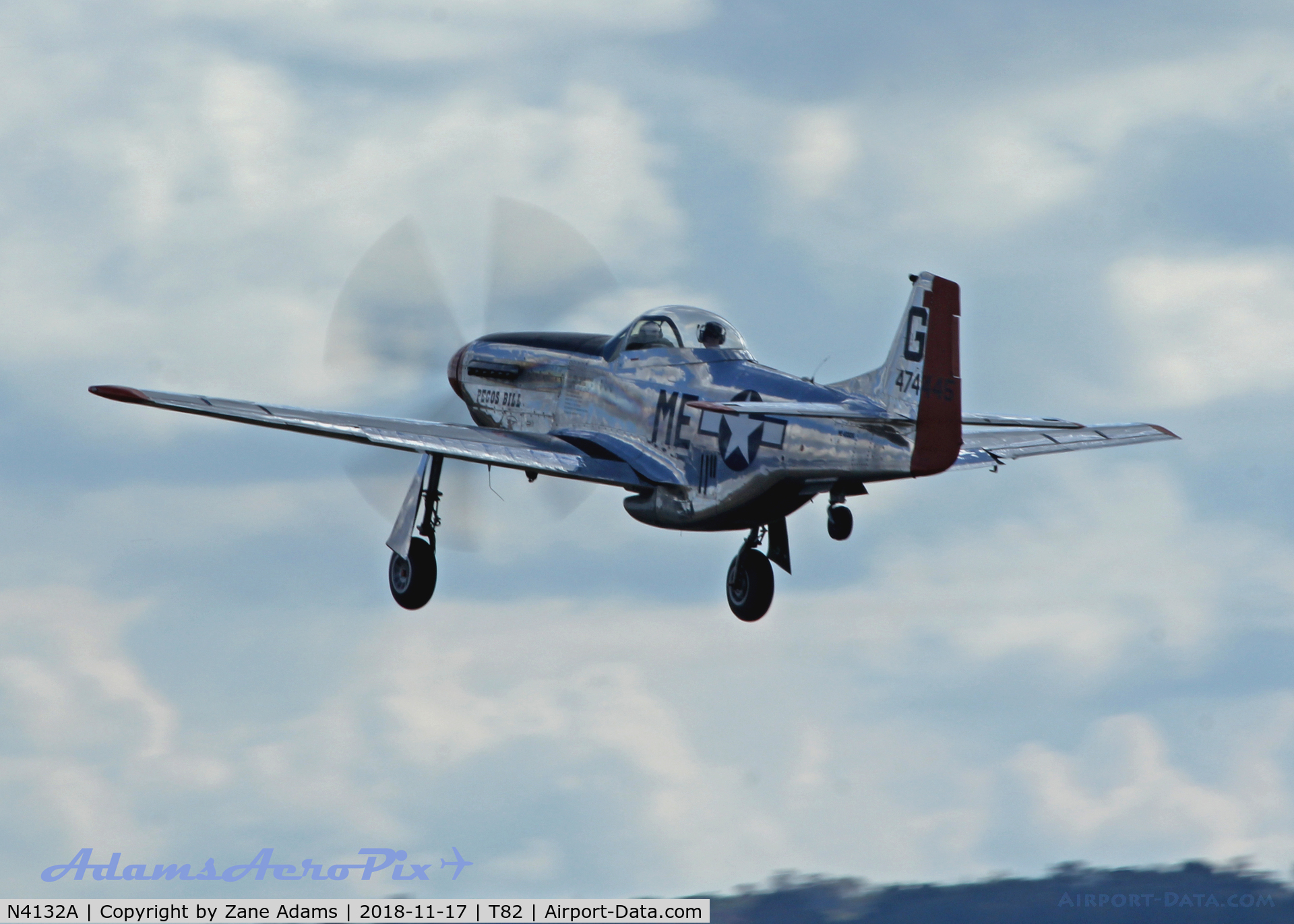 N4132A, 1944 North American P-51D Mustang C/N 122-40985, The last flight of Pecos Bill - RIP Gentlemen