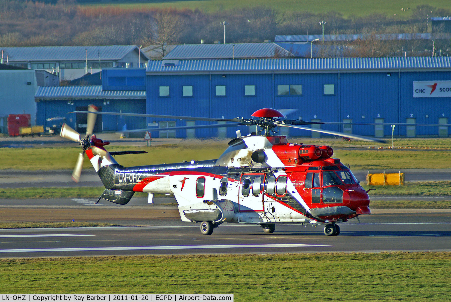 LN-OHZ, 2008 Eurocopter EC-225LP Super Puma C/N 2691, LN-OHZ   Eurocopter E-225LP Super Puma 2+ [2691] (CHC Helicopter Service) Aberdeen (Dyce)~G 20/01/2011