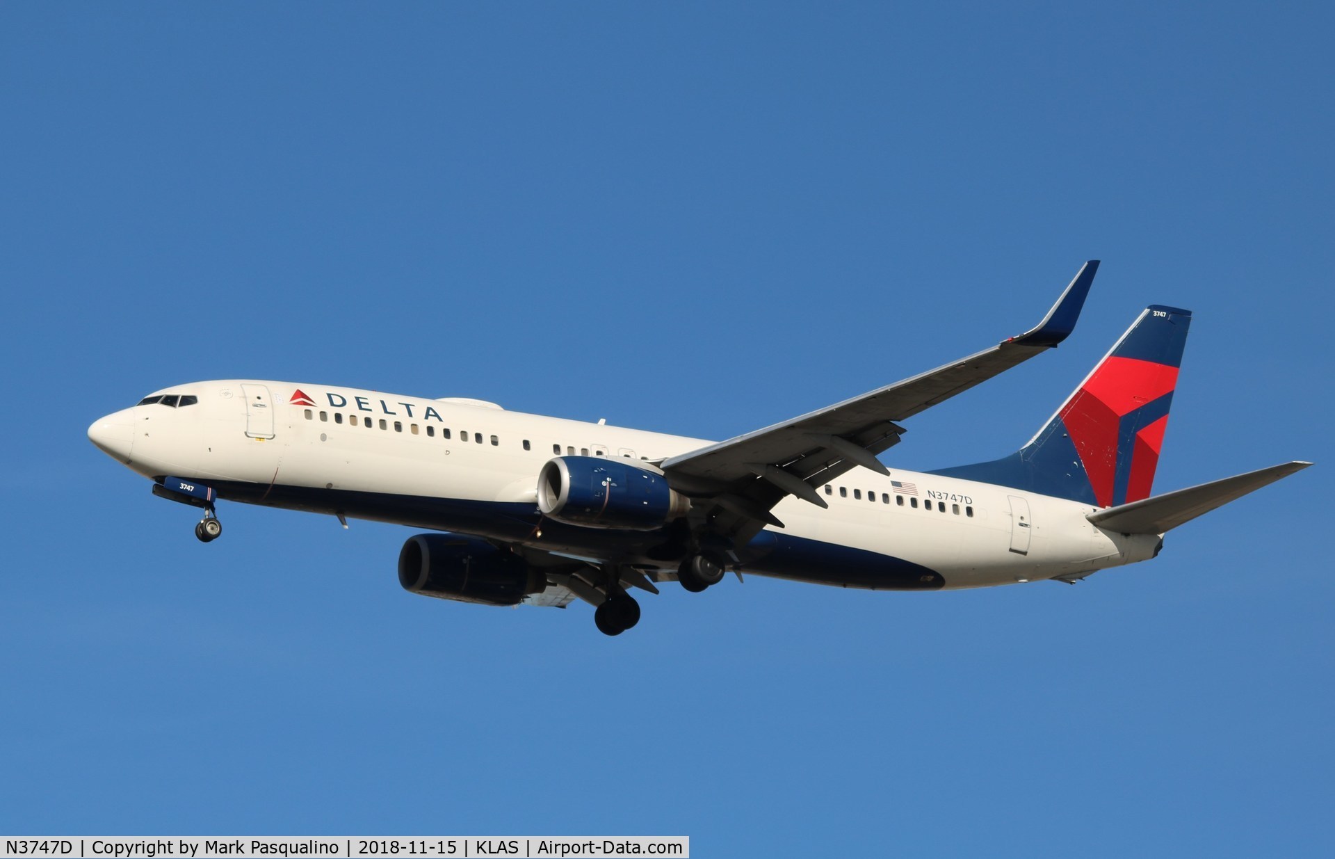 N3747D, 2001 Boeing 737-832 C/N 32374, Boeing 737-832