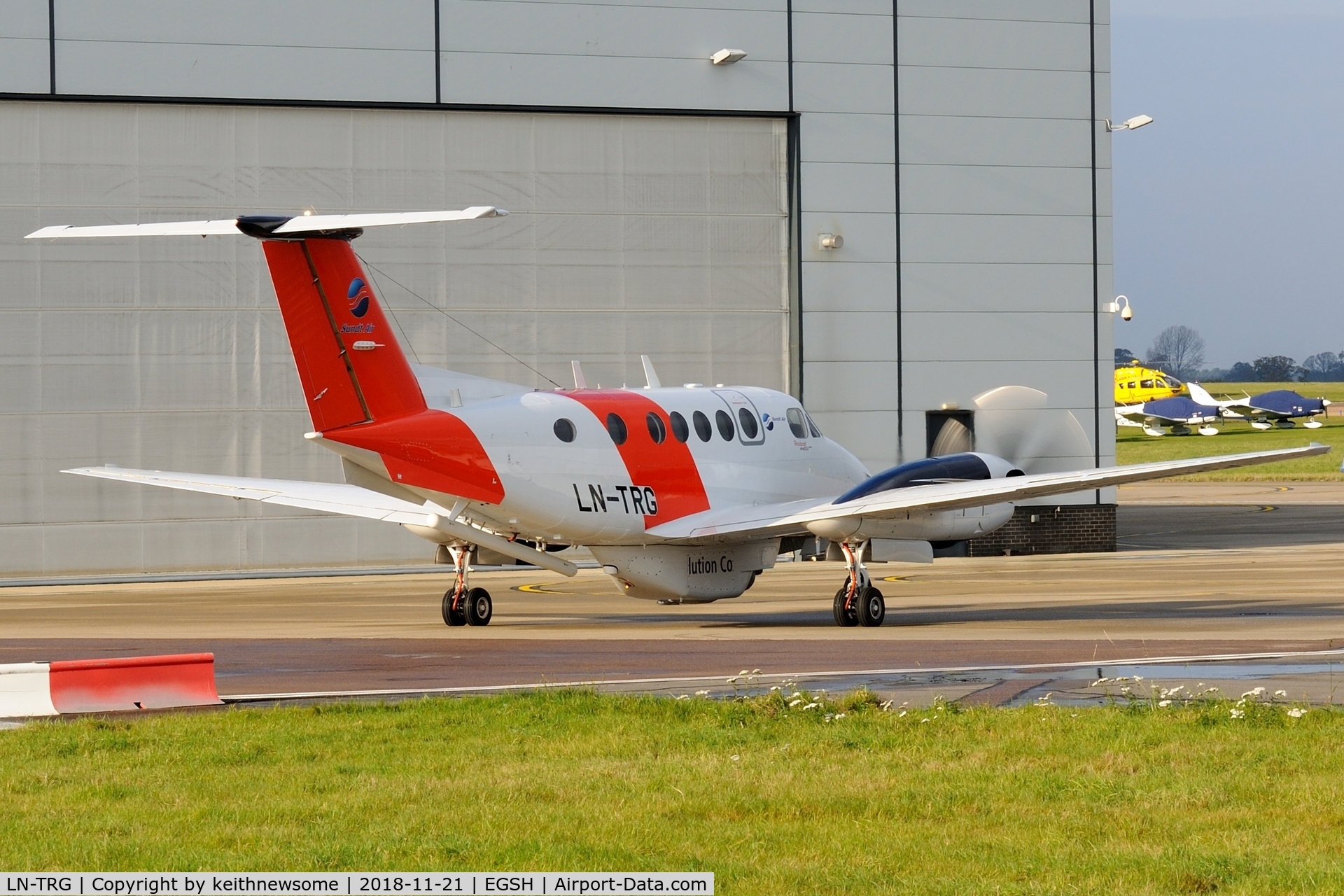 LN-TRG, 2006 Raytheon B200 King Air C/N BB-1936, Welcome Visitor.