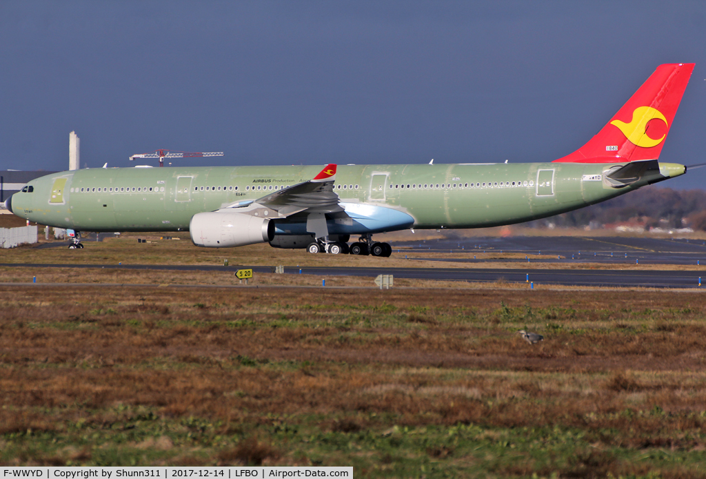 F-WWYD, 2017 Airbus A330-343 C/N 1840, C/n 1840 - For Tianjin Airlines