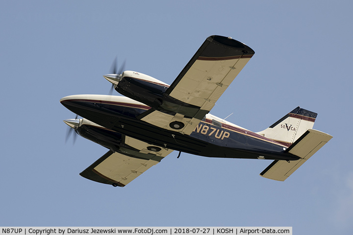 N87UP, 1999 Piper PA-34-220T Seneca C/N 34-49144, Piper PA-34-220T Seneca II  C/N 34-49144, N87UP