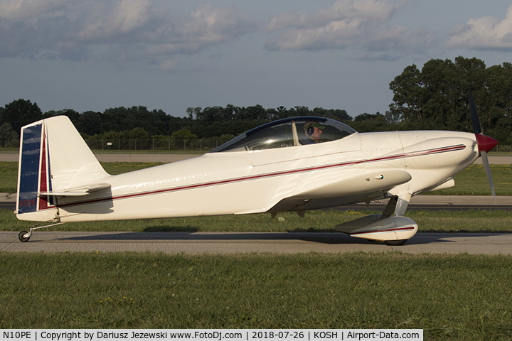 N10PE, 1989 Vans RV-4 C/N 2041, Vans RV-4  C/N 2041, N10PE