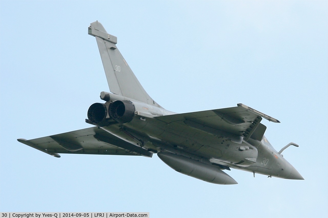 30, Dassault Rafale M C/N 30, Dassault Rafale M,  Flight over Landivisiau naval air base (LFRJ)