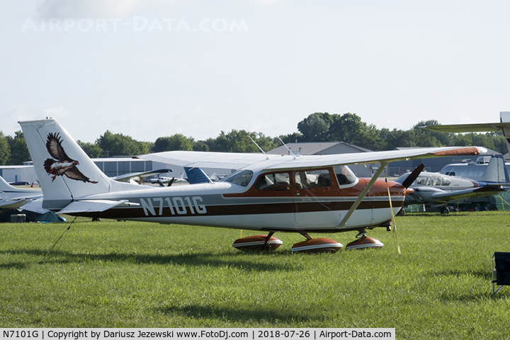 N7101G, 1969 Cessna 172K Skyhawk C/N 17258801, Cessna 172K Skyhawk  C/N 17258801, N7101G