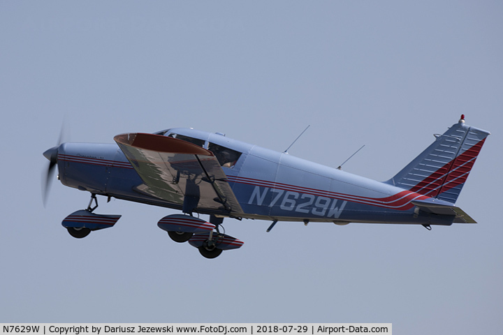 N7629W, 1964 Piper PA-28-180 C/N 28-1596, Piper PA-28-180 Cherokee  C/N 28-1596, N7629W
