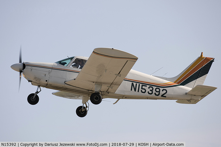 N15392, 1972 Piper PA-28-180 Cherokee C/N 28-7305069, Piper PA-28-180 Cherokee  C/N 28-7305069, N15392
