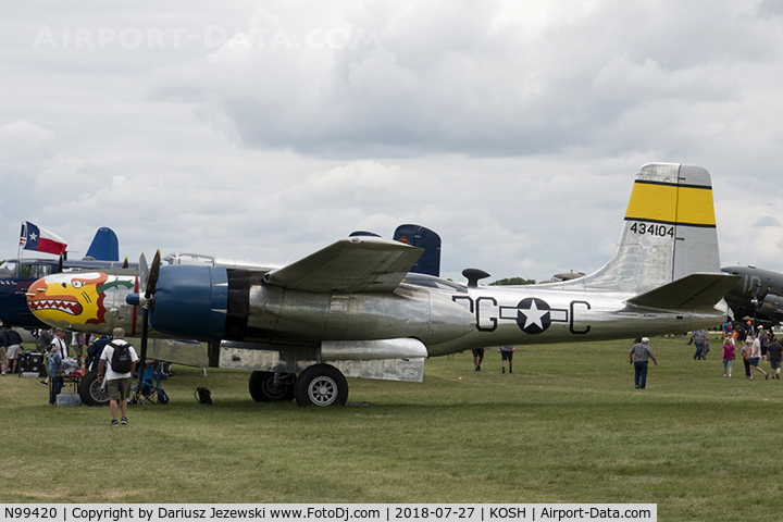 N99420, 1944 Douglas B-26B Invader C/N 27383, Douglas B-26B Invader  C/N 27383, N99420