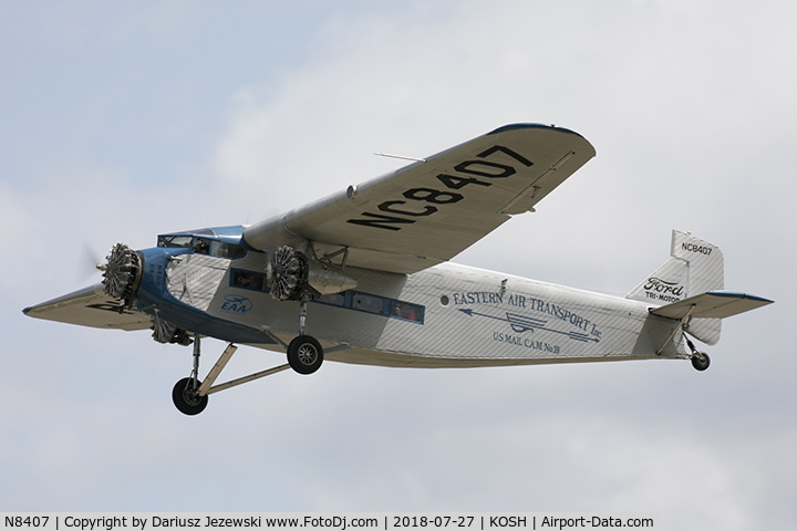 N8407, 1929 Ford 4-AT-E Tri-Motor C/N 69, Ford 4-AT-E Trimotor  C/N 69, NC8407