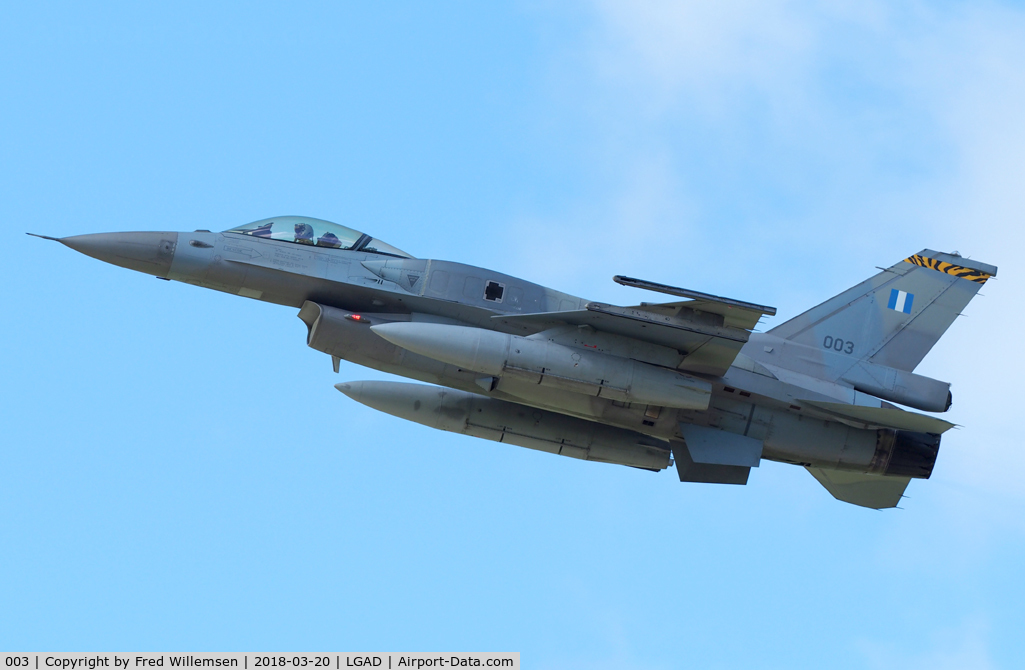 003, Lockheed Martin F-16CJ Fighting Falcon C/N WJ-3, 