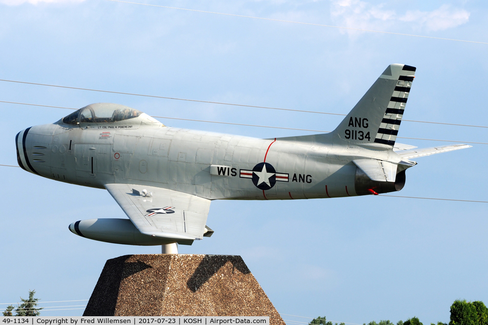 49-1134, North American F-86A C/N 49-1134, 