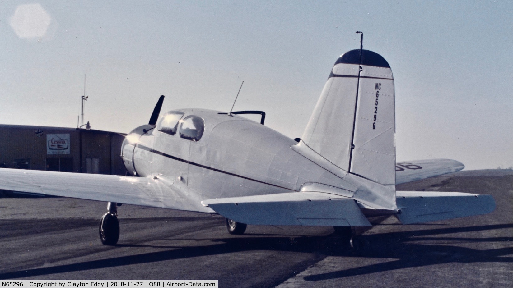 N65296, 1940 Harlow PJC-2 C/N 7, Old Rio Vista Airport California 19??