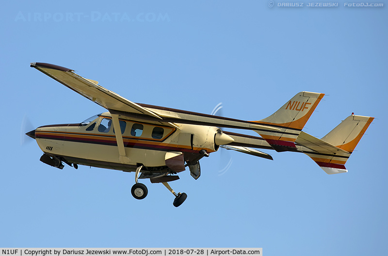 N1UF, 1973 Cessna T337G Turbo Super Skymaster C/N P3370098, Cessna T337G Super Skymaster  C/N P3370098, N1UF