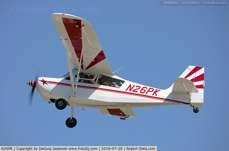 N26PK, 1974 Bellanca 7ECA Citabria C/N 1041-74, Cessna 441 Conquest II  C/N 441-0143, N26PK