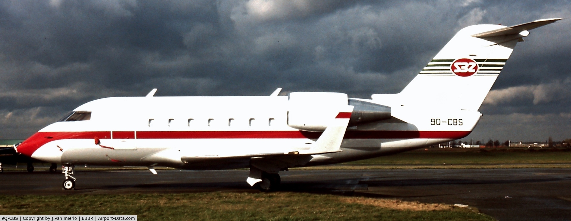 9Q-CBS, 1988 Canadair Challenger 601-3A (CL-600-2B16) C/N 5018, Brussels, G.A.T.