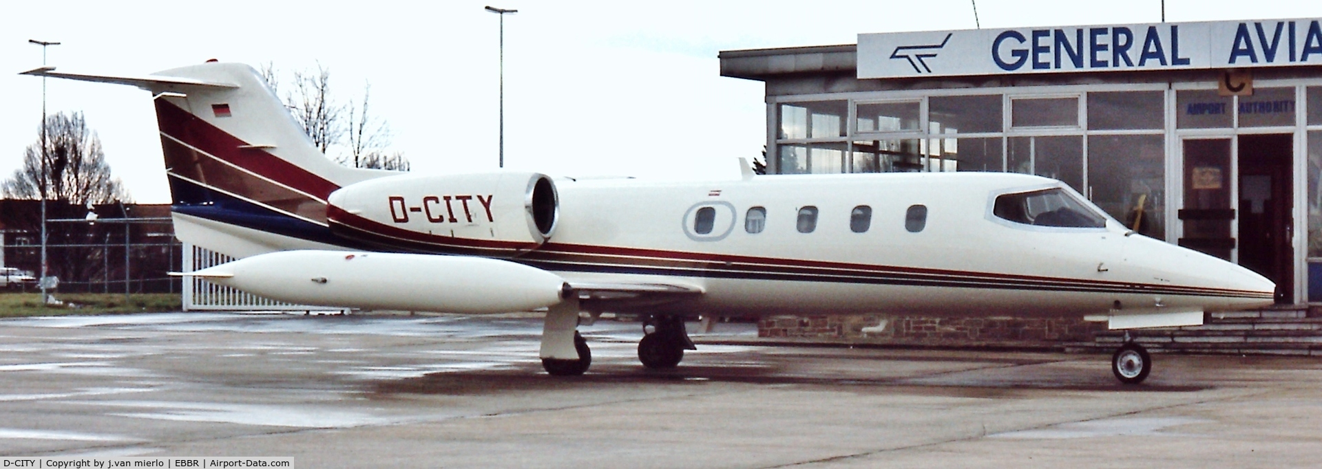 D-CITY, 1978 Gates Learjet 35A C/N 35A-177, Brussels G.A.T.